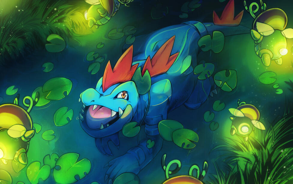 TCG Art Contest Entry Feraligatr